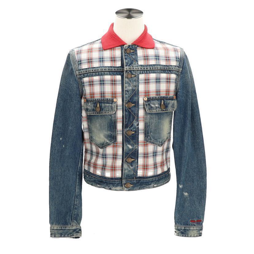 Dsquared2 Dsquared/Check Denim Jacket/02395/46/Men's Outerwear/B Rank/05