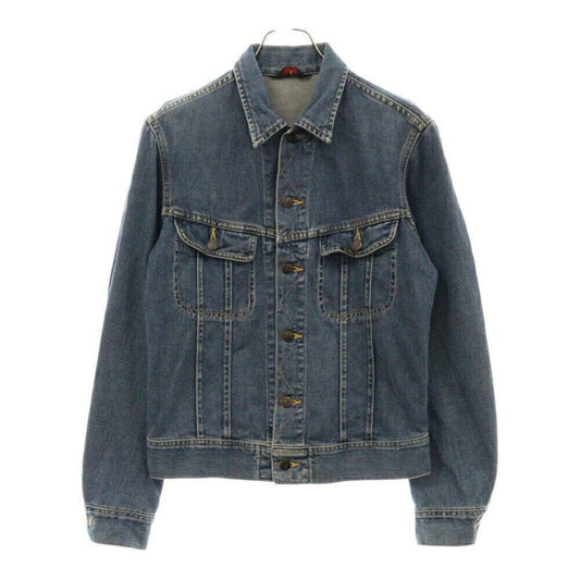 Lee Size L 2 Pocket Denim Jacket 1411 Indigo Condition B Color Blue Online Limit