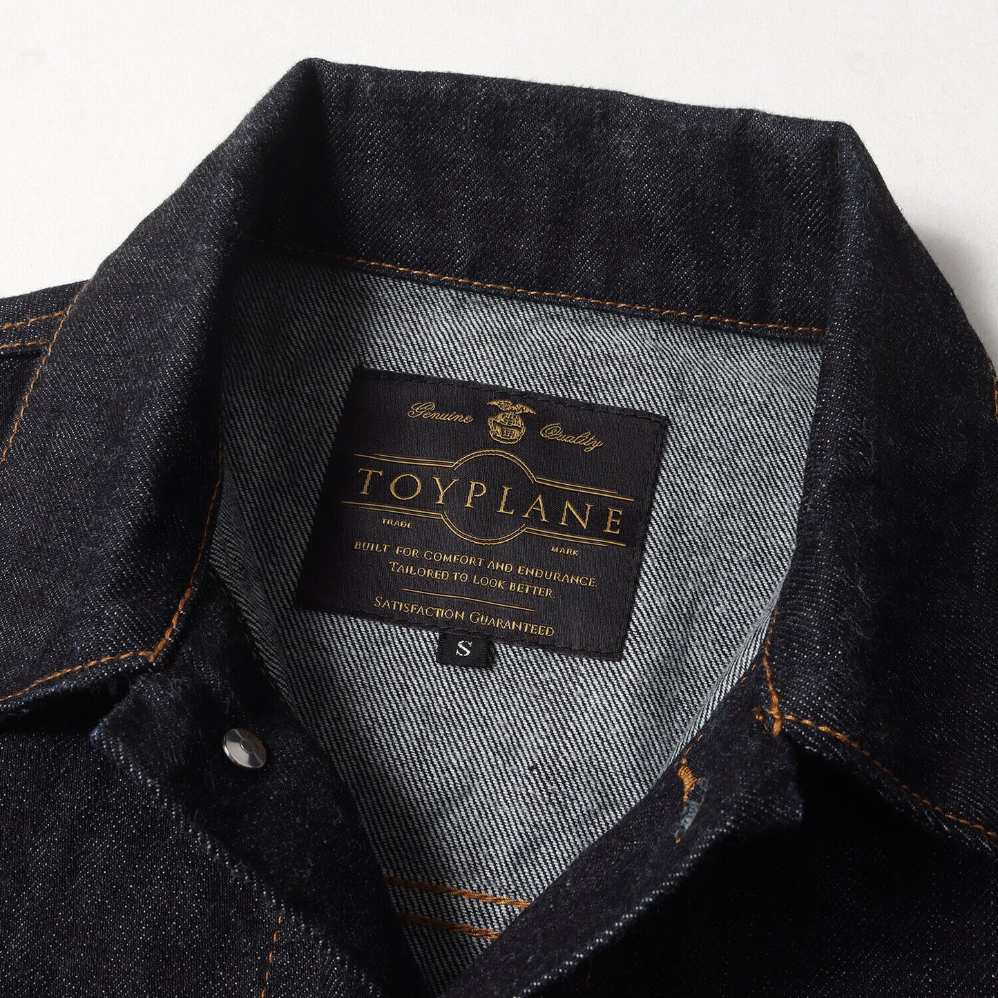 Toyplane 1st Type One Wash Denim Jacket Indigo Cotton Men Size S Excellent