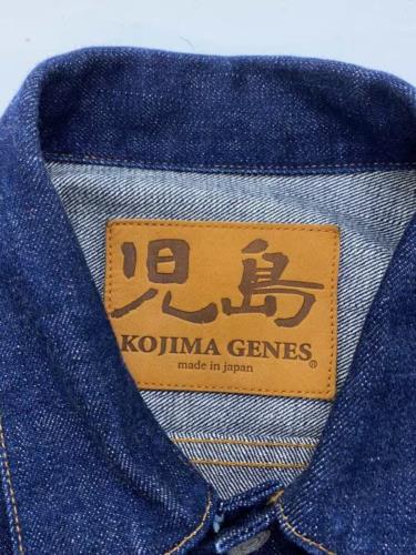 Kojima Genes Cotton Indigo Selvedge 3rd Denim Jacket 15oz Label Cowhide Men XL