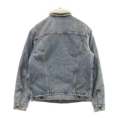 Levi's Size S Sherpa Trucker Jkt Denim Jacket Indigo Lining Boa