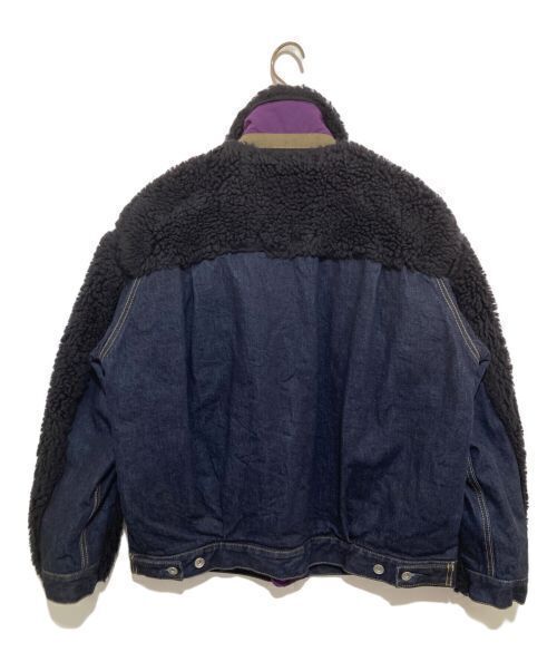 Sacai Faux Shearling Denim Blouson Denim Jacket Good Condition