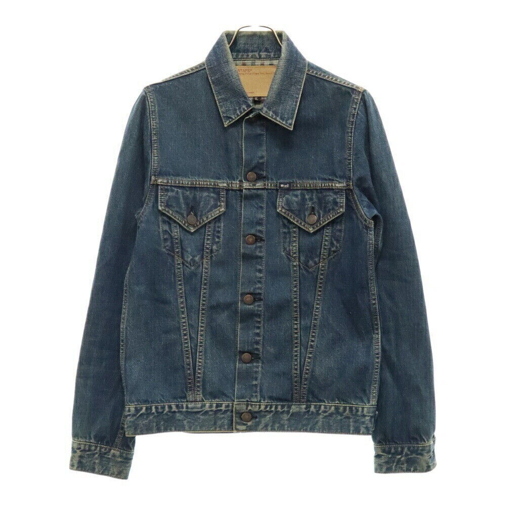 Wtaps Double Taps Size M 10SS Blues J/K Denim Jacket Indigo 101 Ltdt-Jkm04 Condi