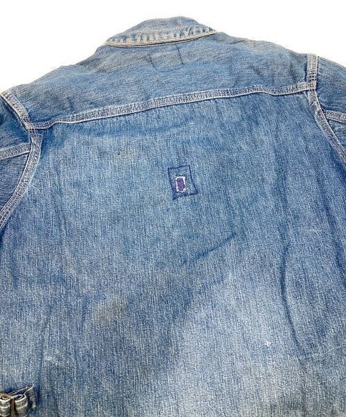 Osh Kosh Vintage Denim Jacket Indigo 60s Talon Zip Men Size M Good Condition