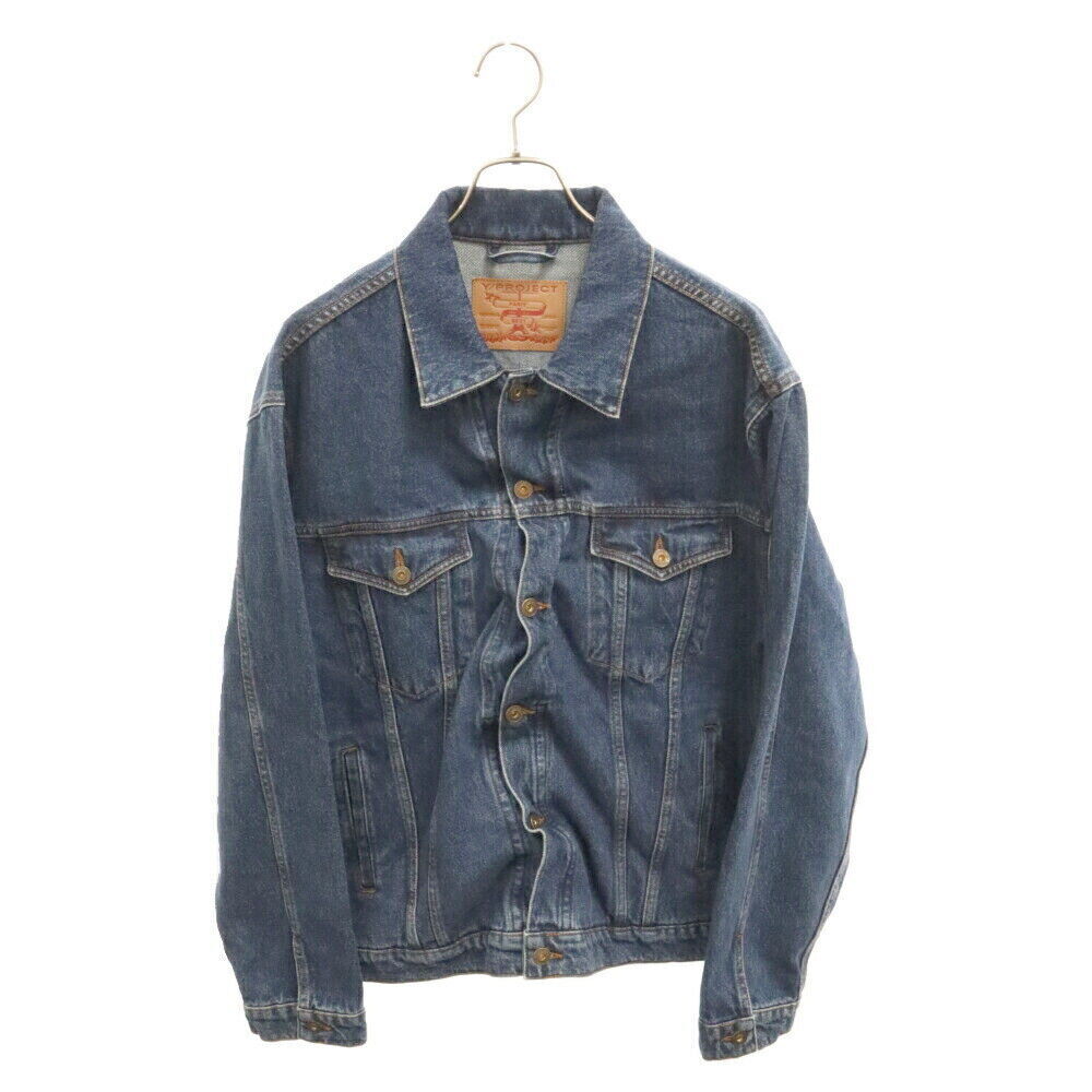 Y Project Size L 23SS Classic Wire Denim Jacket Wide Blue