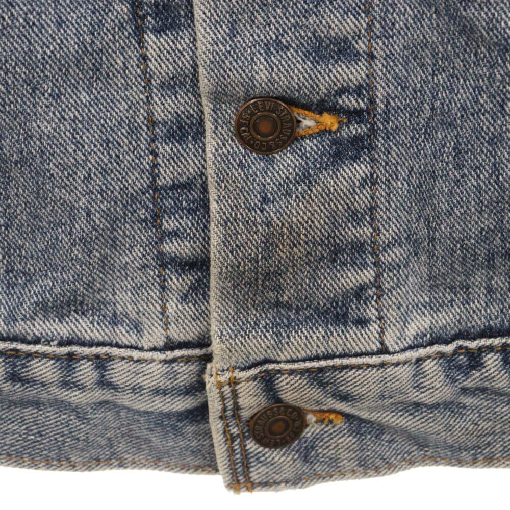 Levi's Size S 90S Vintage 70598 4891 Big Patch Denim Jacket Indigo Condition B