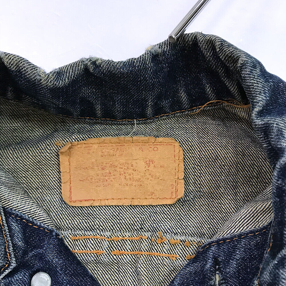 Levi's 60's Denim Jacket 70505 4th Big E Uneven V Vintage 60