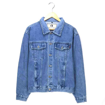 Equinox Denim Jacket Size Indication M Blue Plain G Jean Outer Blouson Wv2101-06