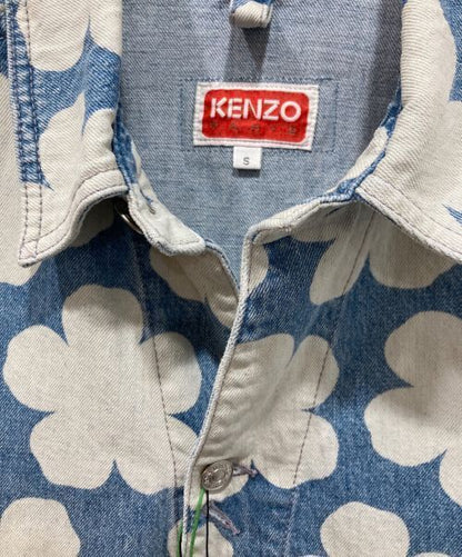 Kenzo Printed Workwear Denim Jacket Denim Jacket Good Condition size S