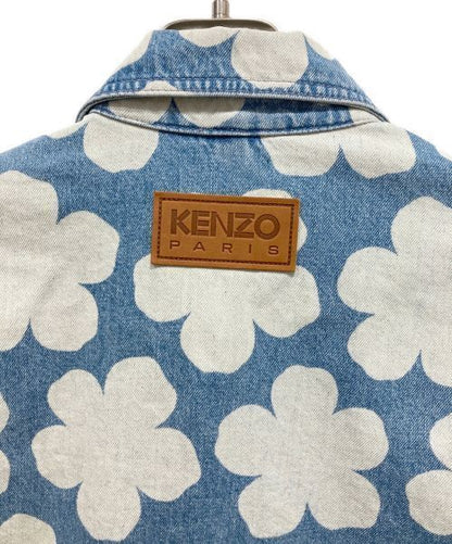 Kenzo Printed Workwear Denim Jacket Denim Jacket Good Condition size S