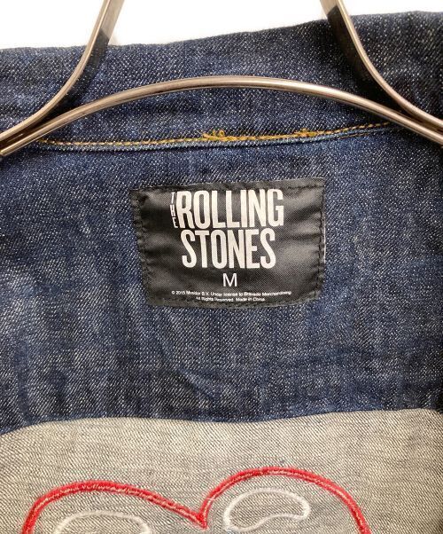 The Rolling Stones Back Patch Denim Jacket Denim Jacket Good Condition