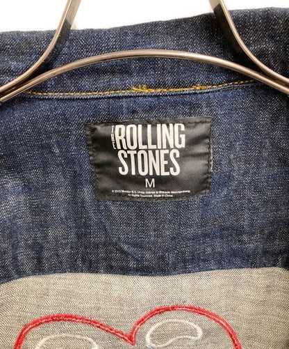 The Rolling Stones Back Patch Denim Jacket Denim Jacket Good Condition