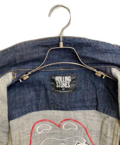 The Rolling Stones Back Patch Denim Jacket Denim Jacket Good Condition