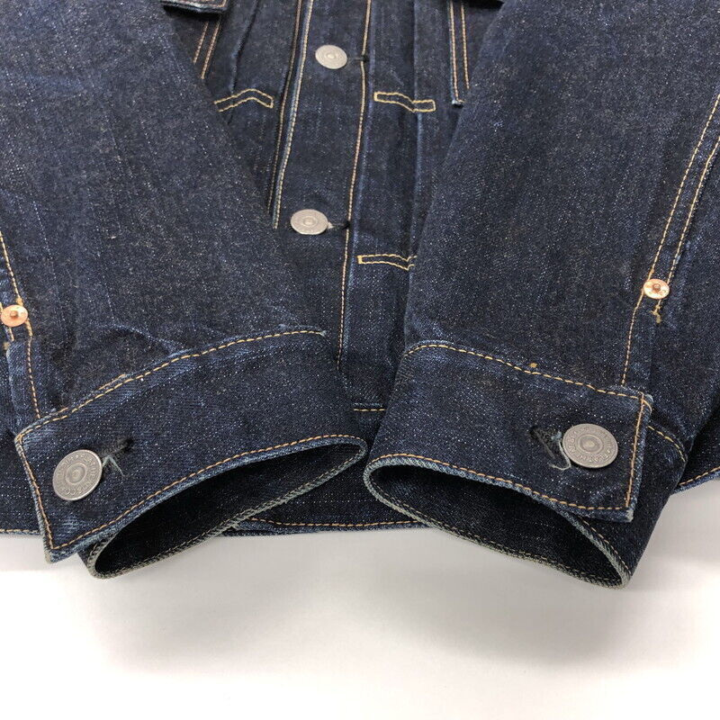 Men's The Flat Head Denim Jacket 6002W G Jean Outerwear American Casual