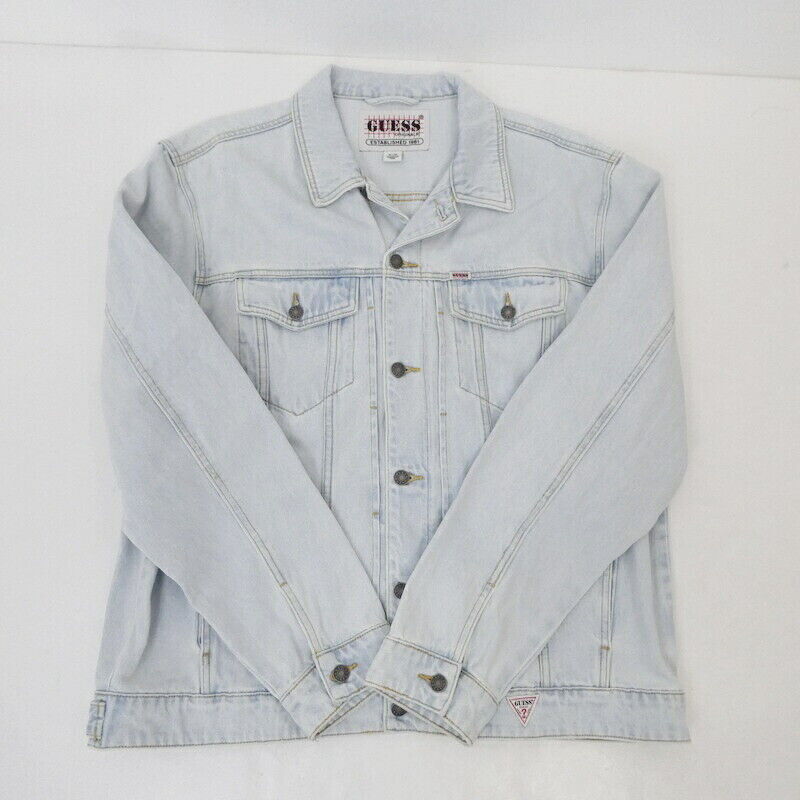 Guess Kit Denim Jacket Washed 2022Ss Size XL F094