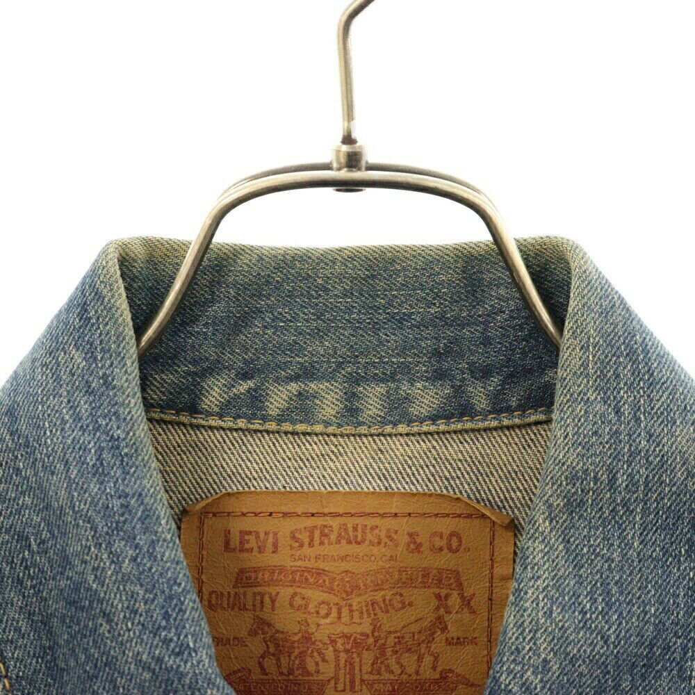 Levi's Size 38 90S Big E Denim Jacket 71557 Indigo Condition B Color Blue Online