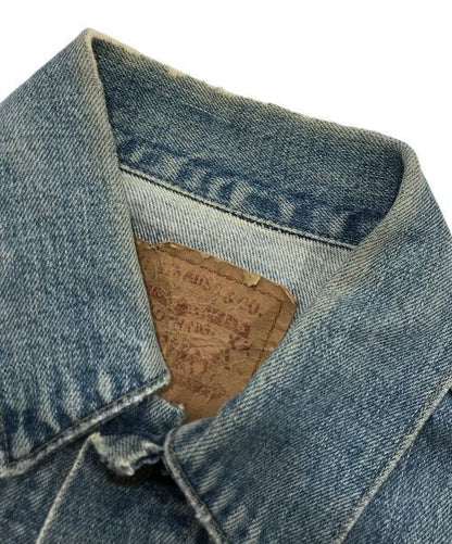 Levis Denim Jacket 71557 Reprinted Model Big E Cotton Men Size M Good Condition