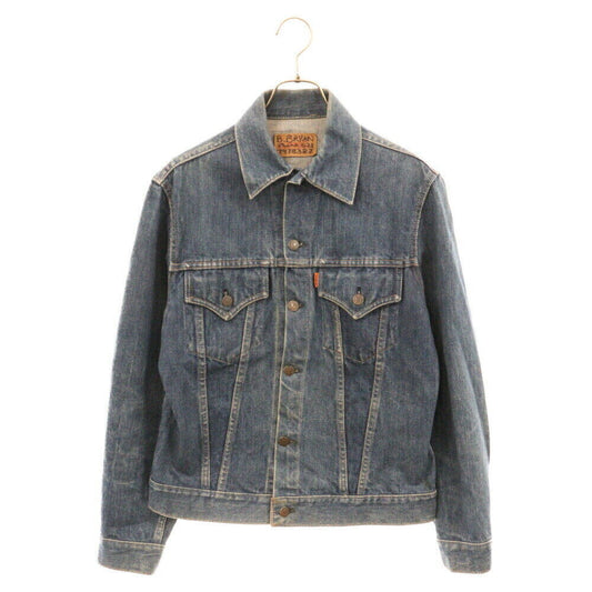 Levi's Vintage 70505 Orange Tab Small E Denim Jacket Indigo Grade C Color Blue A