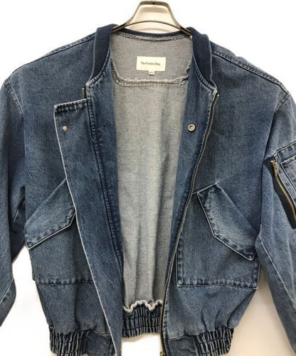 The Frankie Shop Denim Bomber Jacket Denim Jacket Good Condition