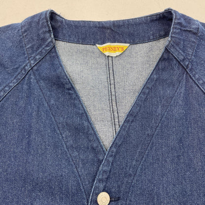 Penney'S No Color Denim Jacket S23-Gr-12 Blue