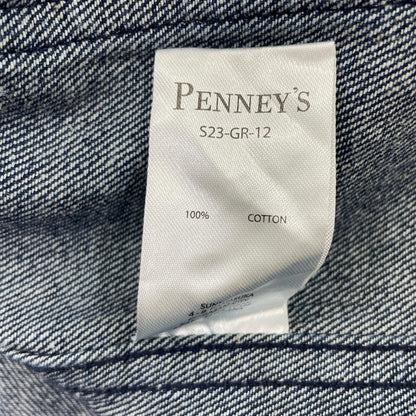 Penney'S No Color Denim Jacket S23-Gr-12 Blue