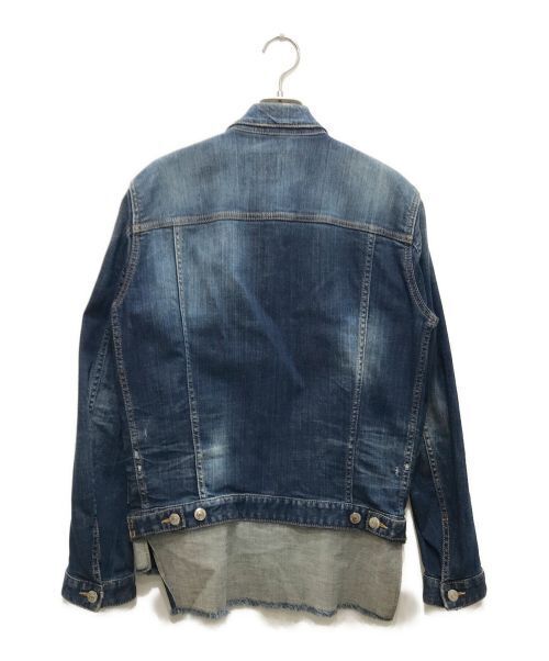 Dsquared2 Distressed Stretch Denim Jacket Denim Jacket Good Condition size 44