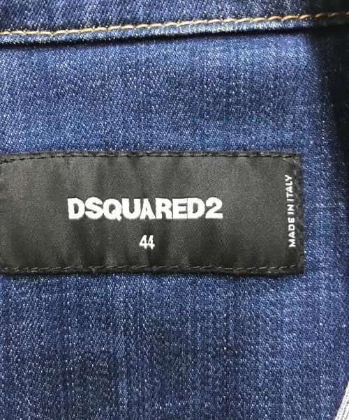 Dsquared2 Distressed Stretch Denim Jacket Denim Jacket Good Condition size 44