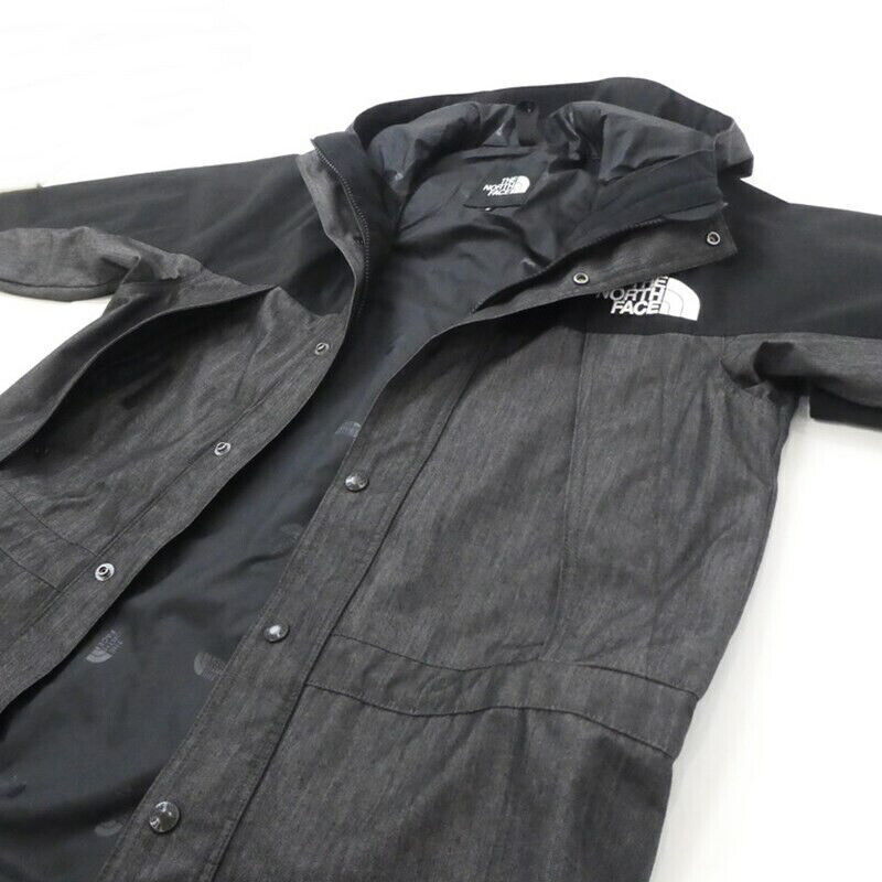 The North Face Mountain Light Denim Jacket Parka Np12032 Black