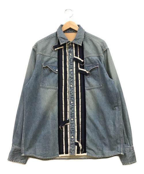 Sacai Embellished Denim Jacket Denim Jacket Good Condition size 1 20-02363M