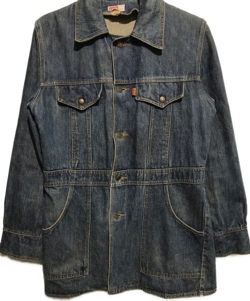 Levis Bush Denim Jacket Indigo Men Size M Good Condition