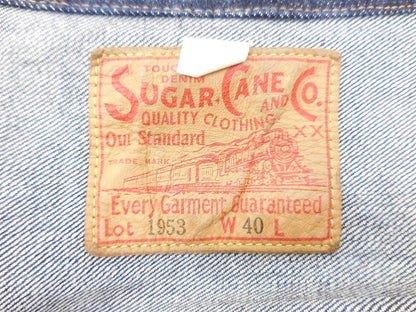 Sugar Cane 14.25Oz. Denim Jacket 1953 Model Size 40 G Jean Outer