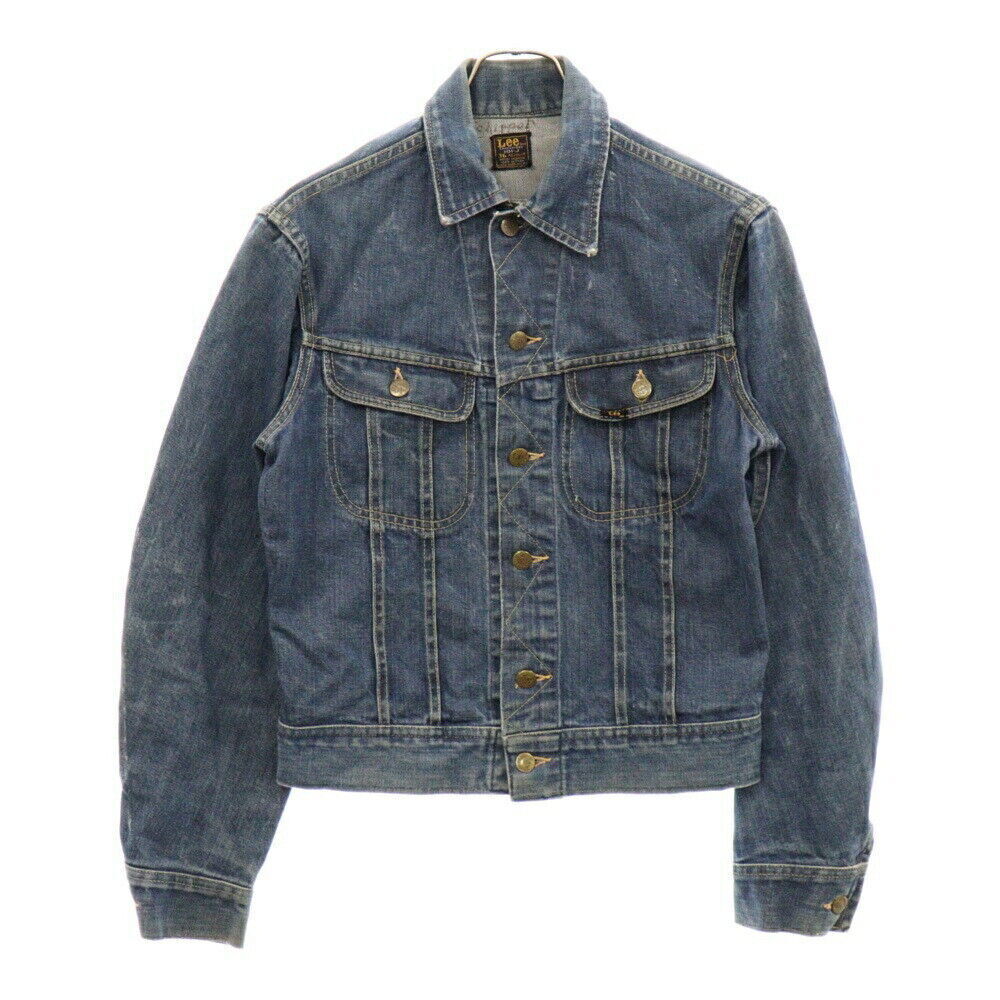 Lee Size 36 60S 101-J G Jean Denim Jacket Indigo Condition B Color Blue Store Br