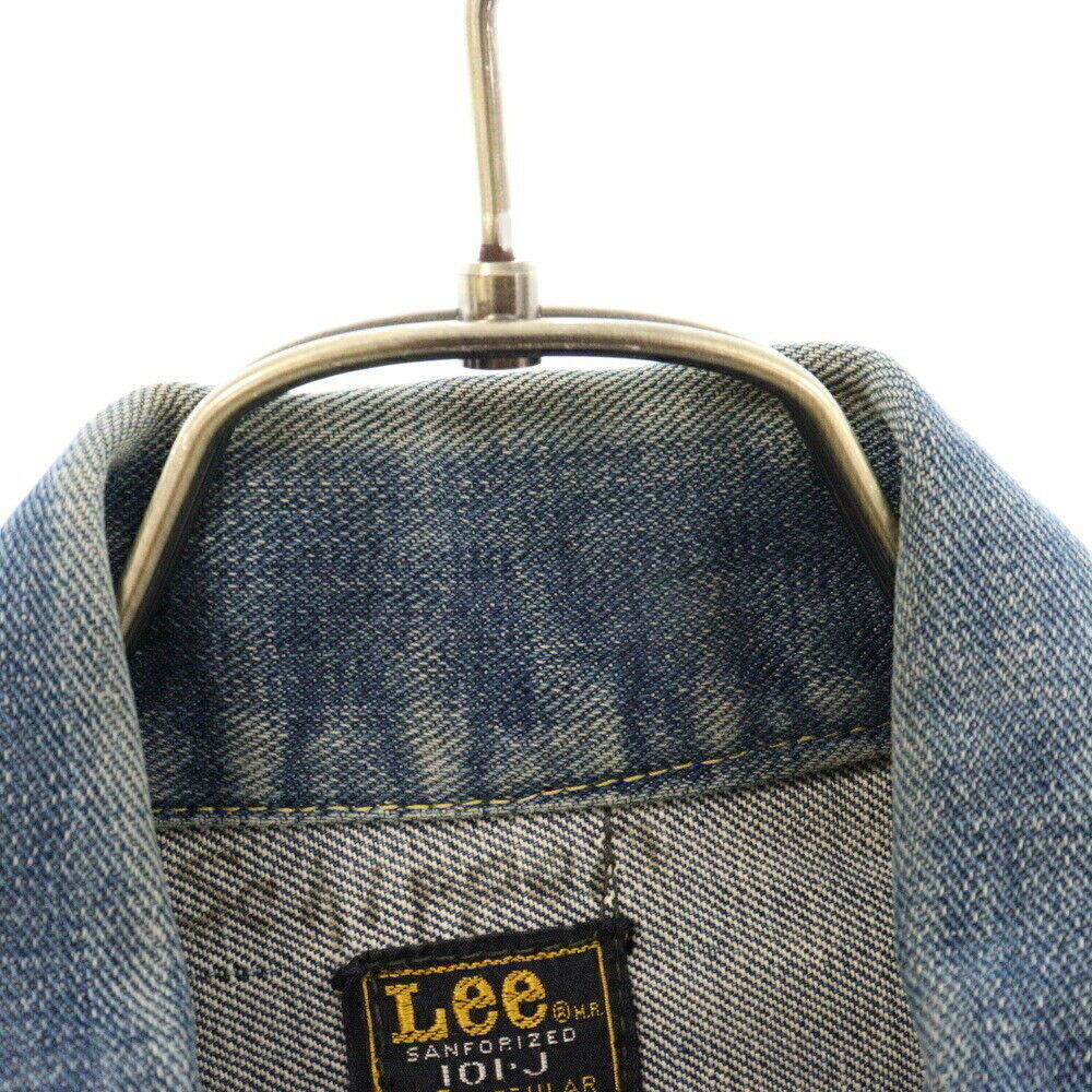 Lee Size 36 60S 101-J G Jean Denim Jacket Indigo Condition B Color Blue Store Br