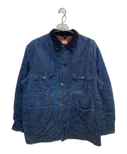 Big Mac Lining Blanket Coverall Denim Jacket Good Condition size L