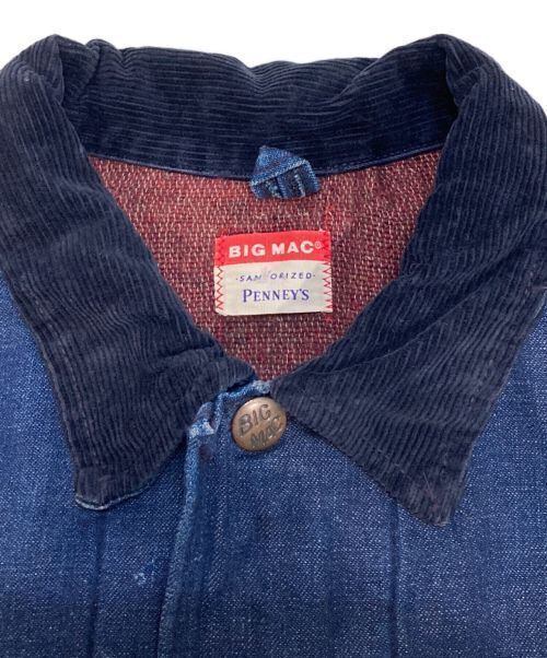 Big Mac Lining Blanket Coverall Denim Jacket Good Condition size L