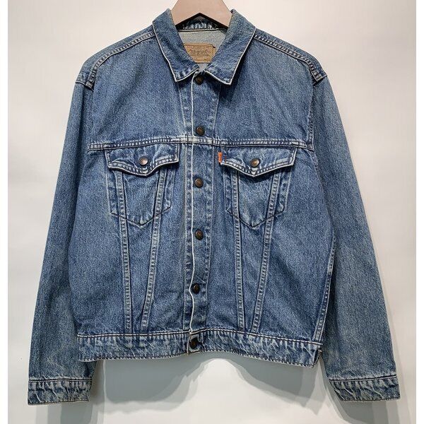 Levi's Denim Jacket 10606 G Jean Outerwear Cotton Plain Made In Japan American C