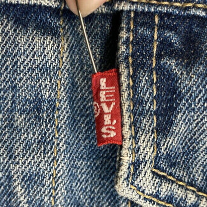 Levi's Denim Jacket 90S Vintage 3Rd Lot 71557 G Jean Outerwear Plain Red Tab Big