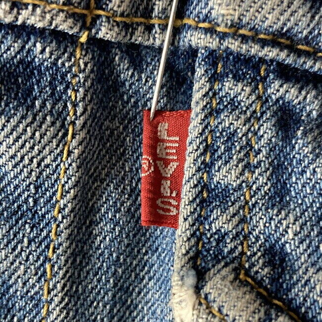 Levi's Denim Jacket 90's Vintage 3Rd 557Xx Reprint Made In 96 Engraved J09 Red T