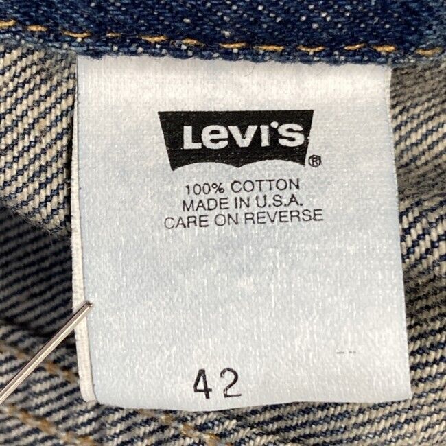 Levi's Denim Jacket 90's Vintage 95 Engraved 715 70505-0217 4th G Jean Trucker O