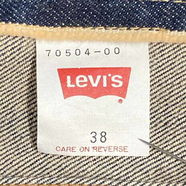 Levi's Denim Jacket 90S Vintage G Jean Outer Cotton Red Tab Small E 70504-00 Eng