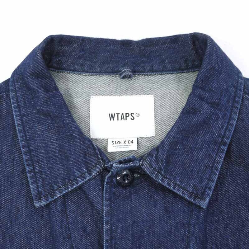 Wtaps Double Taps Jmod / Ls Cotton. Denim. Pasthg Back Print Denim Jacket Jungle