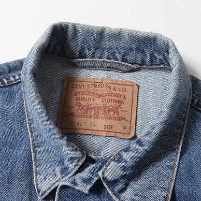 Levis Vintage 90s Euro 70503 04 Denim Jacket Indigo Cotton Men Size M