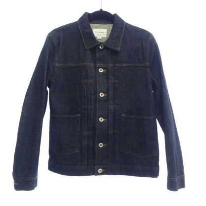 Still By Hand Denim Jacket Dn0483 Navy Size 48