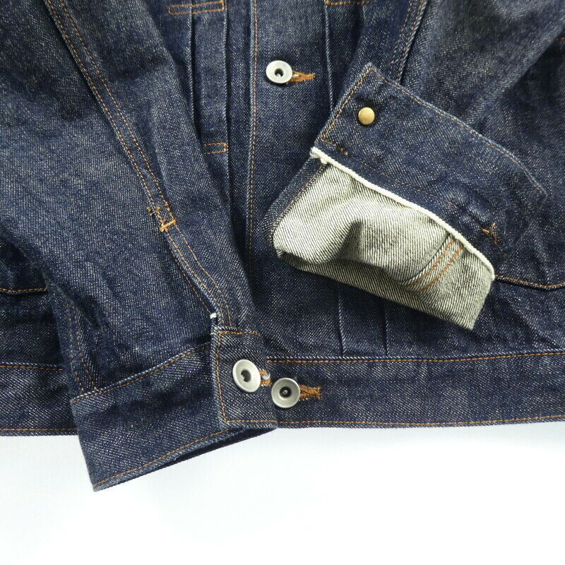 Still By Hand Denim Jacket Dn0483 Navy Size 48