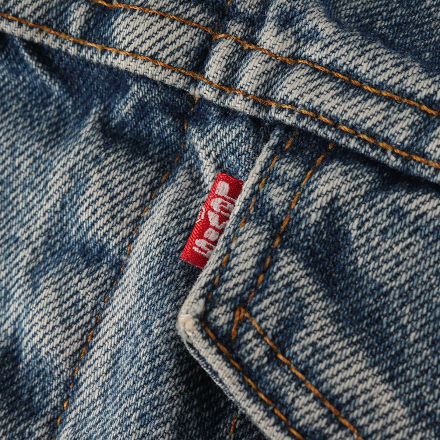 Pablo Remake Levis Lining Check Flannel Denim Jacket Logo Indigo Men Size 40