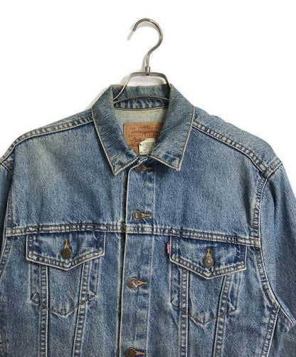 Levis Type 4th Denim Jacket Blue Cotton Men Size L Good Condition