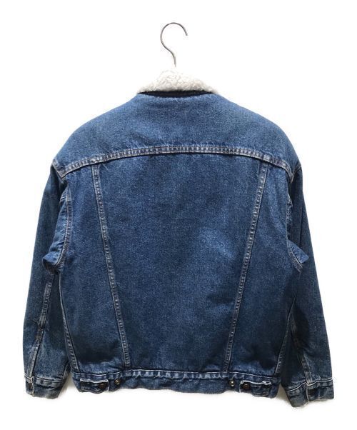 Levis Back Boa Denim Jacket Indigo Cotton 90s Men Size M Good Condition