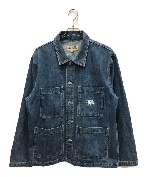 Stussy Denim Chore Jacket Denim Jacket Good Condition