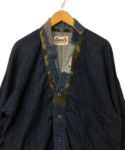 Karaku Patchwork Denim Hanten Denim Jacket Good Condition Size XL