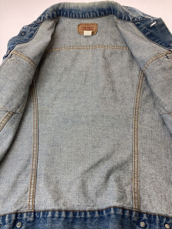 Men's Levi's Made In Usa Small E 71205-0217 70S 4Th Denim Jacket Long 70